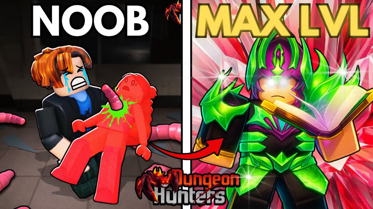 Я прошёл путь от новичка до профессионала в Roblox Dungeon Hunters (Часть 1).