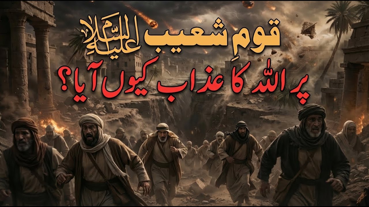 Hazrat Shoaib Ki Qoum Par Azab Kyu Aya? | Qaum-e-Madyan Ka Dardnaak Anjaam | Islamic Story |