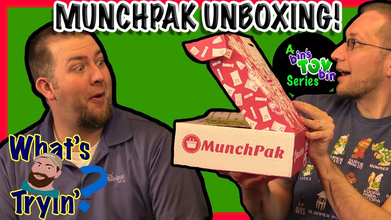 MunchPak - Snacks From Around the World! | What's Ryan Tryin' | Bin's Toy Bin