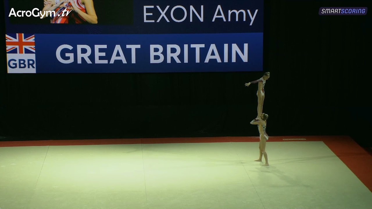 GBR 12-19 Women's Pair Dynamic Qualification - Acrobatic European Championships 2021