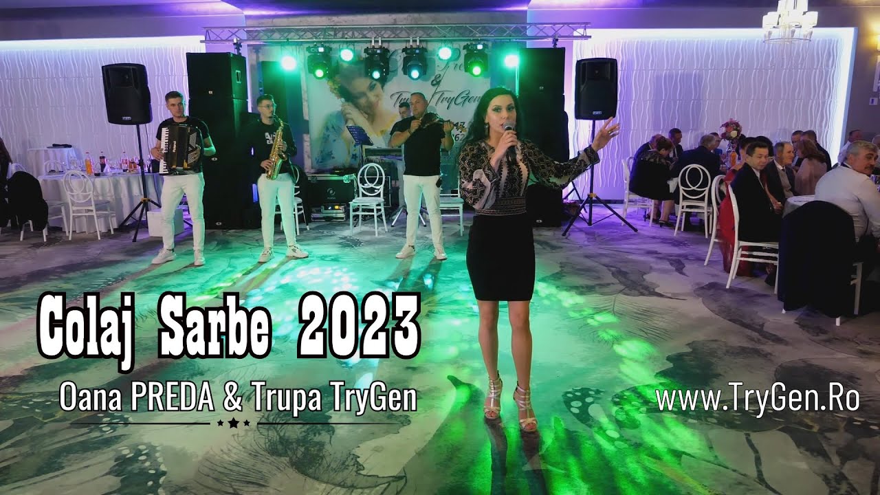 Oana PREDA & Trupa TryGen-Formatie Pitesti,Craiova,Valcea- Colaj Sarbe 2023 La Nunta-0768.362.450