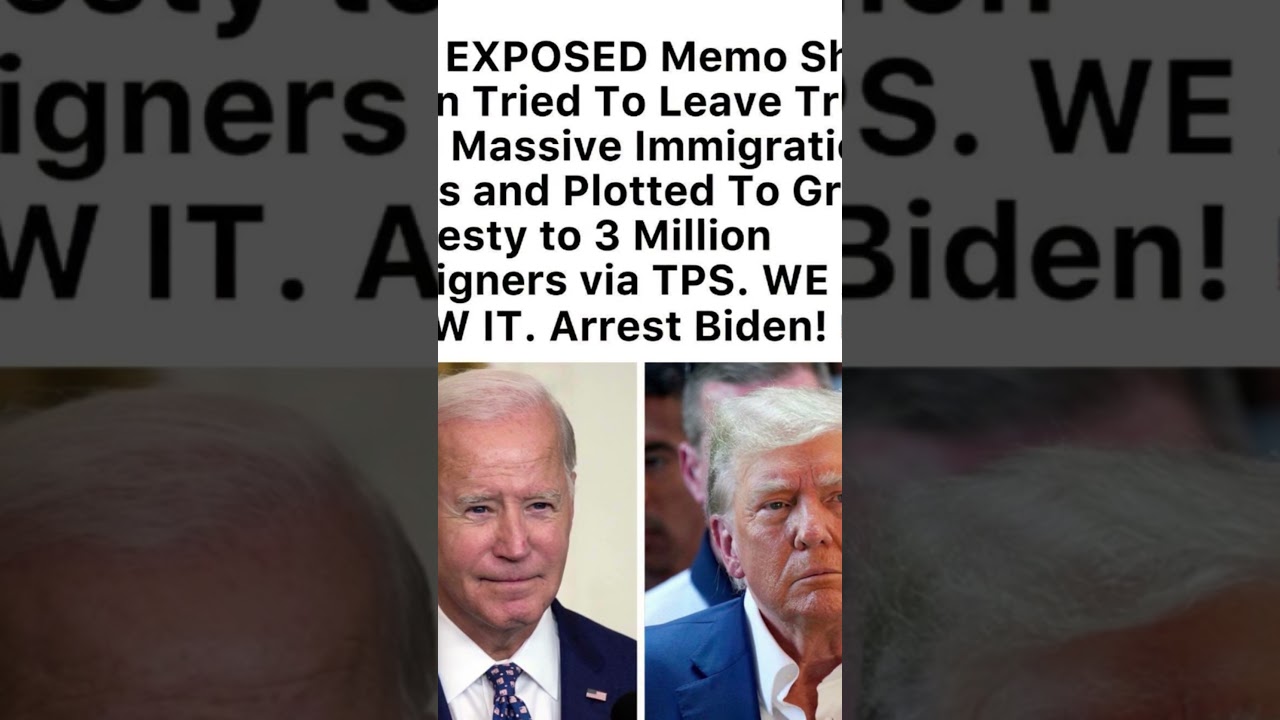 A newly uncovered memo shows the Biden administration plotted to leave President Trump with an ..