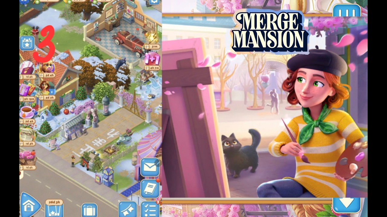Особняк Мергр | Мэдди в Париже. Часть 3 🩷❤️ #merge #mergemansion