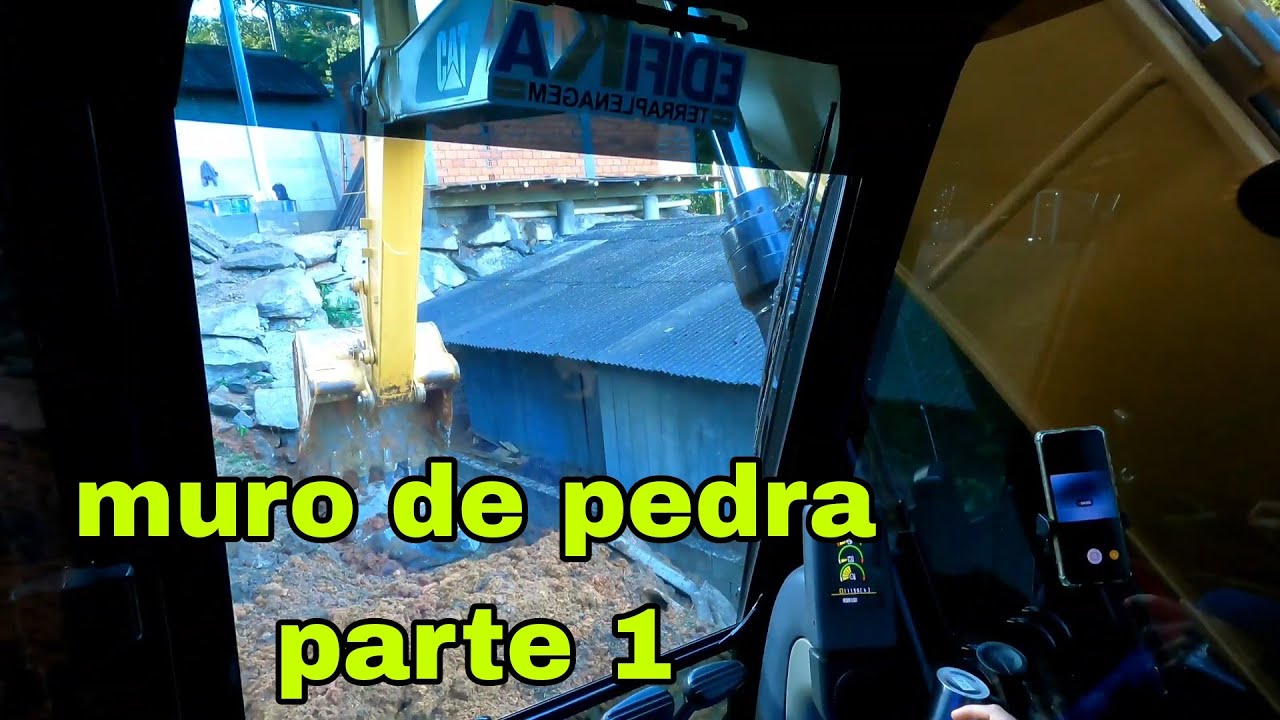 Enroncamento, muro de pedra parte 1