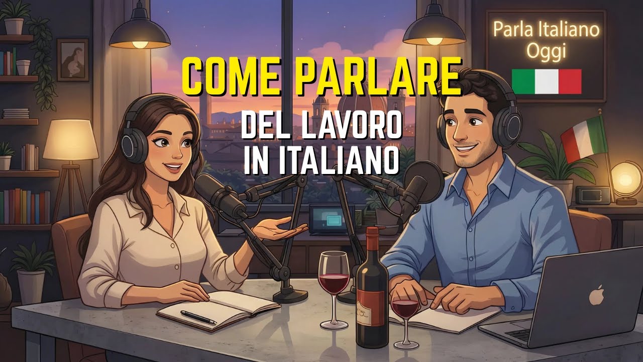 How to talk About Your Job in Italian 🇮🇹  Easy Italian Conversation Practice #italianpodcast