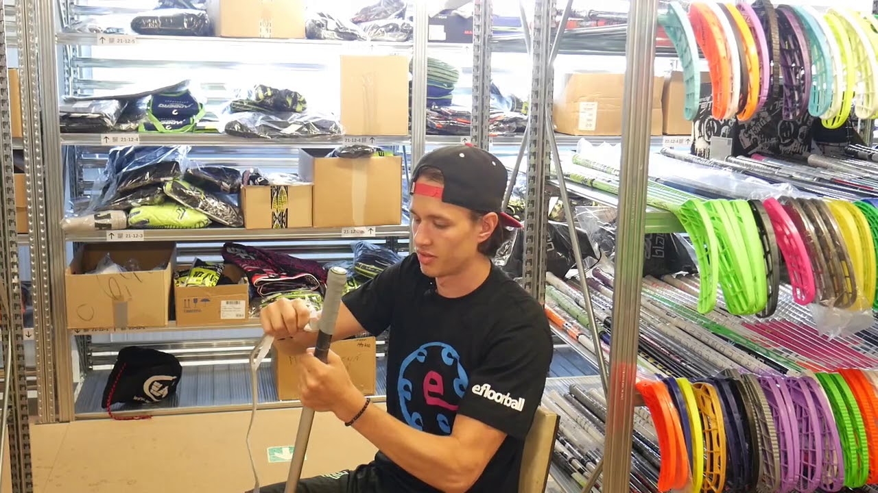 How to replace the floorball grip
