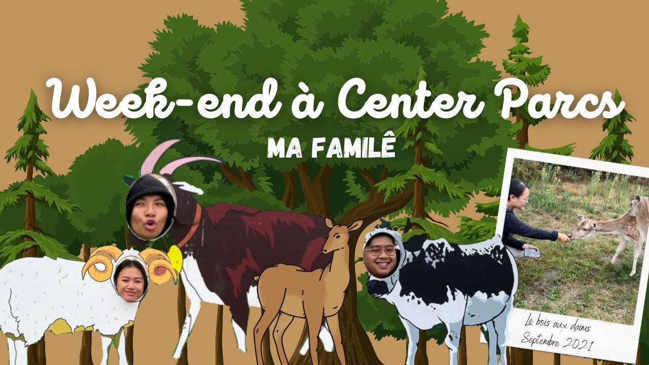WEEK-END À CENTER PARCS - BOIS AUX DAIMS  🦌🌳🍃