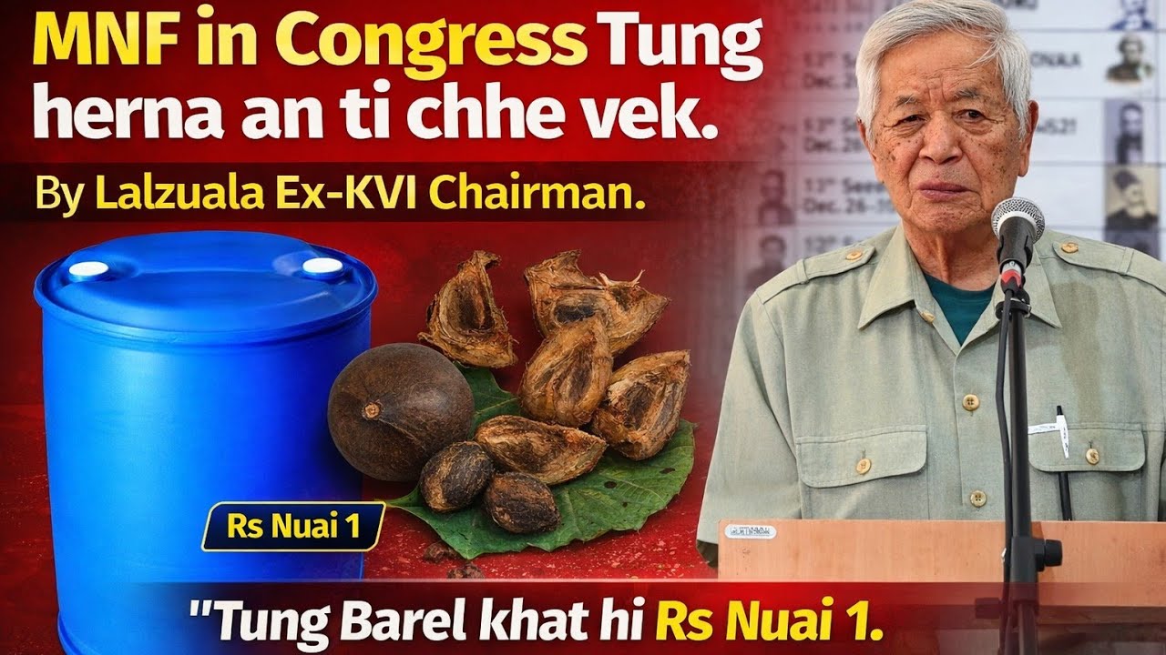 Ka Pu hian a sawi lovang tih ka hlau e mai.  Congress senior hian MNF a va ti mualpho em!!