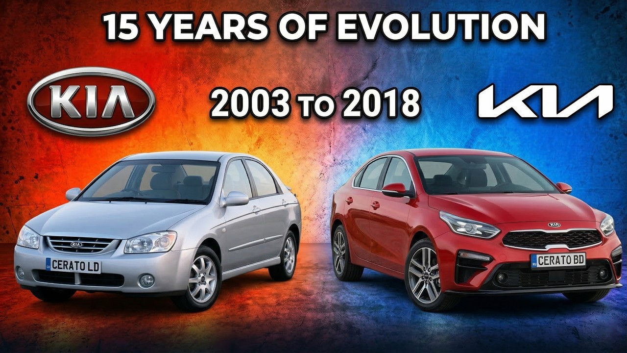 Kia Cerato (Sedan) Evolution: From 2003 to 2018 — See the Evolution in 2 Minutes!