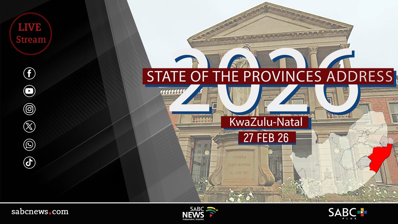 KwaZulu-Natal Premier Thami Ntuli delivers the 2026 State Of the Province Address