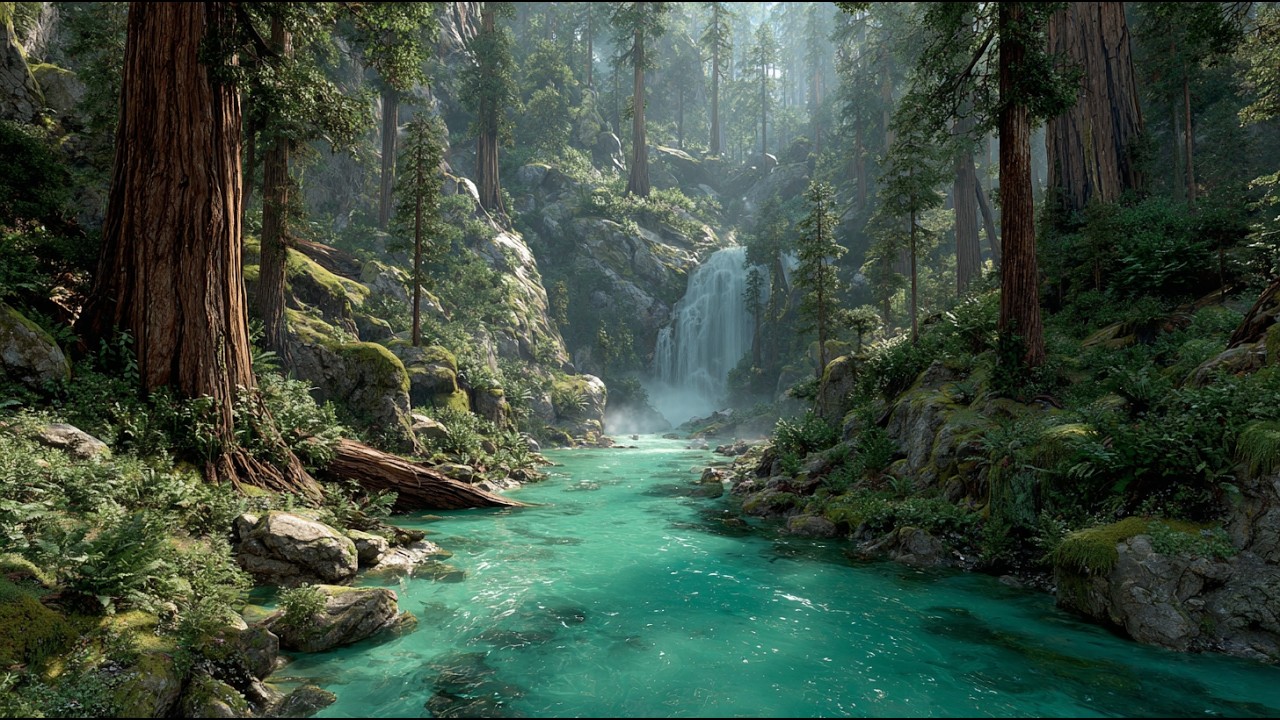 Whispers of the Verdant Woodland Basin | Medieval Fantasy Music & Animated Ambience