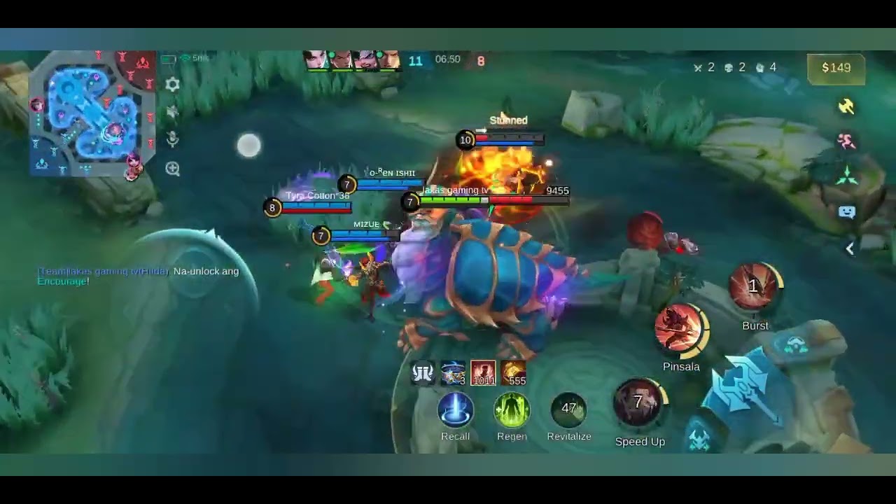 MVP Hilda on rank(Mobile legend bang bang)
