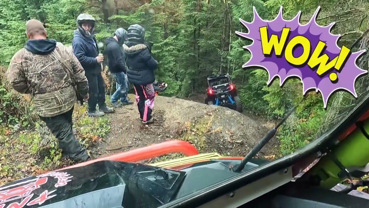 Pucker Factor is real in BC, Canada! with Castle Motorsports, awesome group of guys with can am's