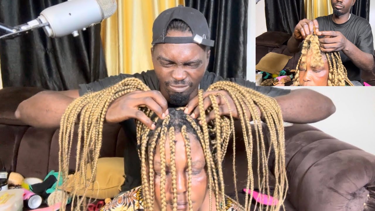 ASMR | Scalp Checking, Scratching, Nitpicking, Scalp oiling, Braids scratching, Takedown |No Talking