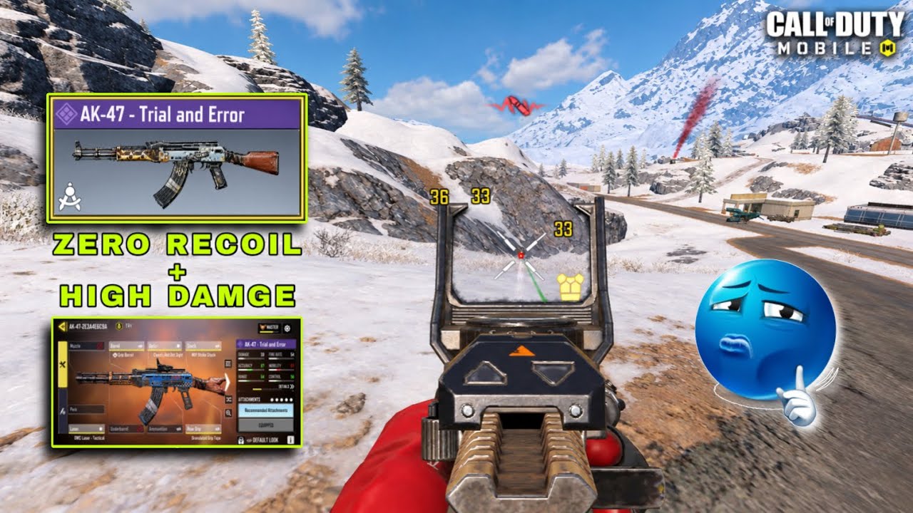 NO RECOIL in ANY Range + FAST Killing | Best AK47 Gunsmith CODM BR