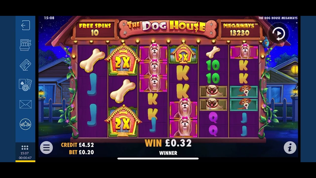 THE DOG HOUSE MEGAWAYS 15 FREE SPINS BONUS