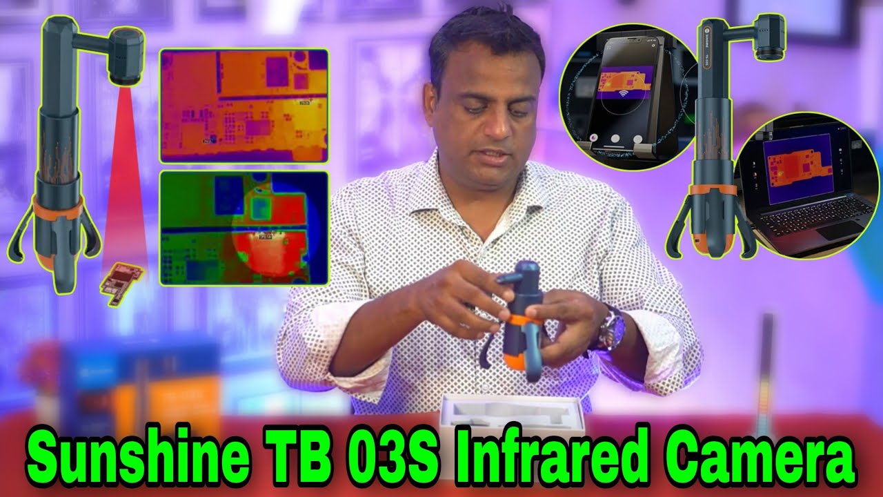 SUNSHINE TB-03S INFRARED RAPID THERMAL CAMERA || PCB Short Circuit Quick Diagnosis Motherboard