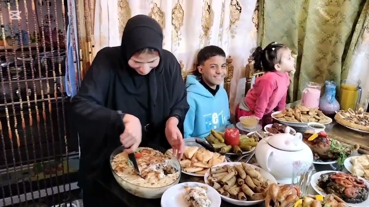 حبايبي تعالوا شوفوا العزومه الحلوه واللمه الحلوه ♥️👍🔔💃