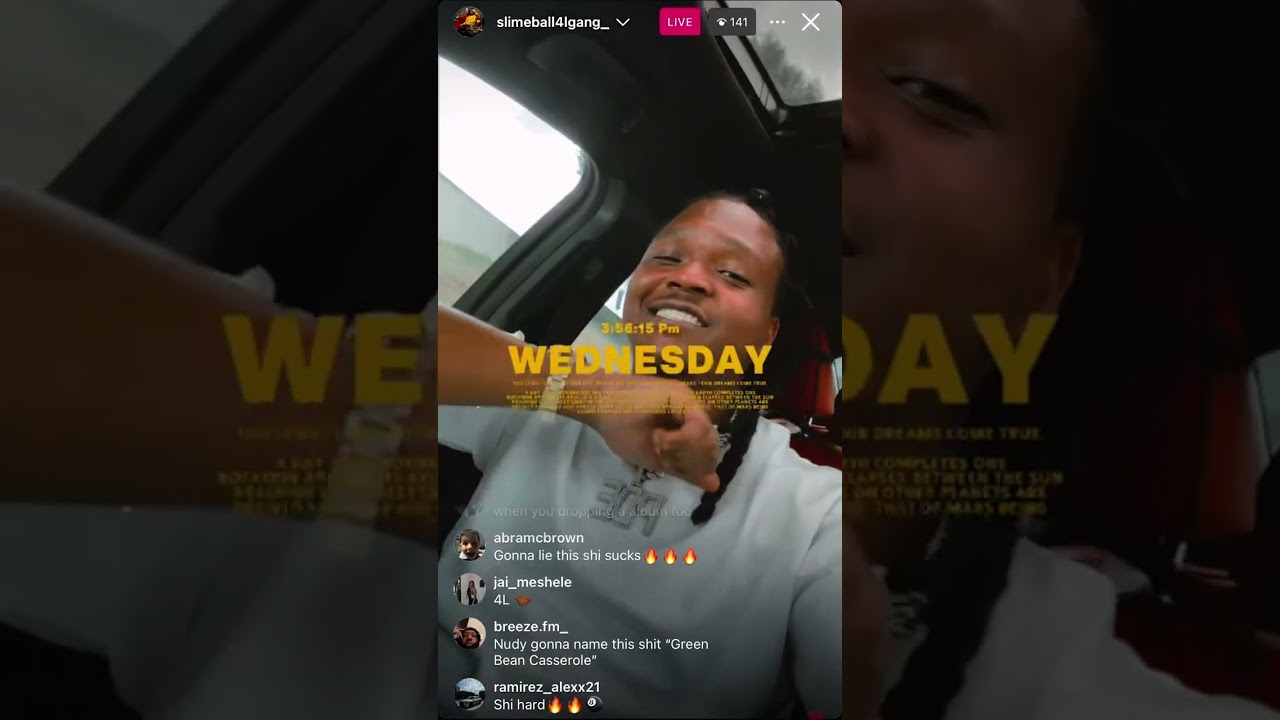 YOUNG NUDY IG LIVE  7/3/24