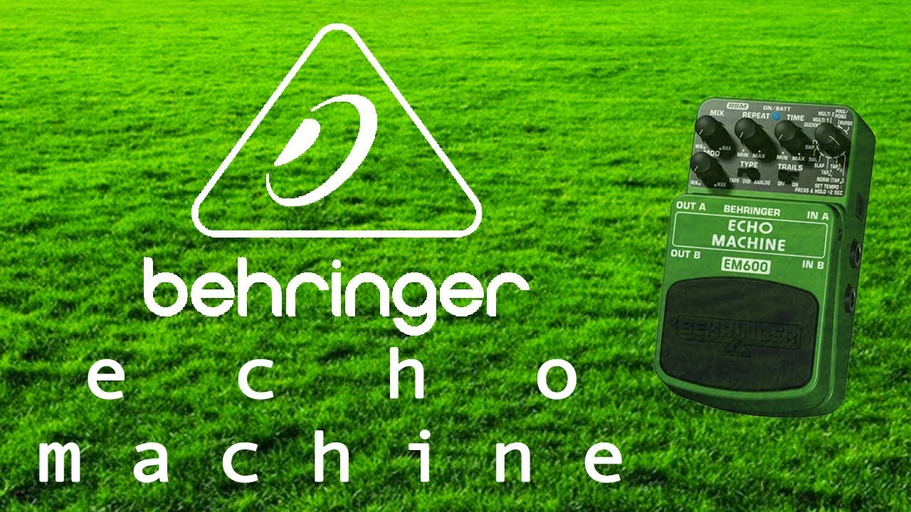 Behringer EM600 Echo Machine Demo