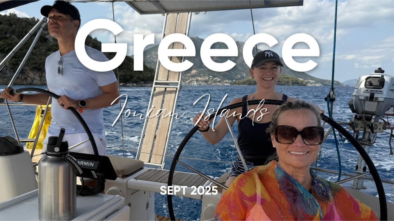 Sailing, Sunshine & Friends ☀️ | First Day in Greece on a Bavaria 44'