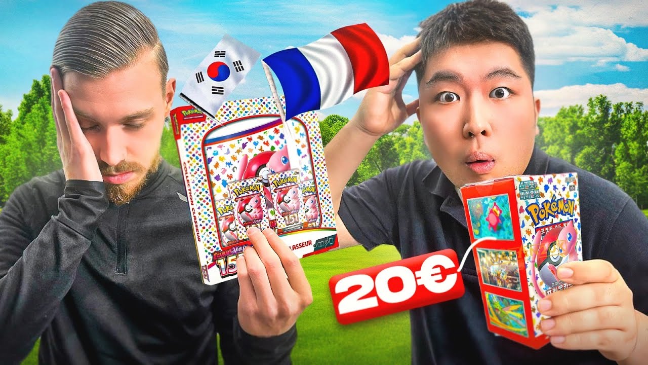 30€ FRANCE 🇫🇷 VS CORÉE 🇰🇷 POKEMON 151…