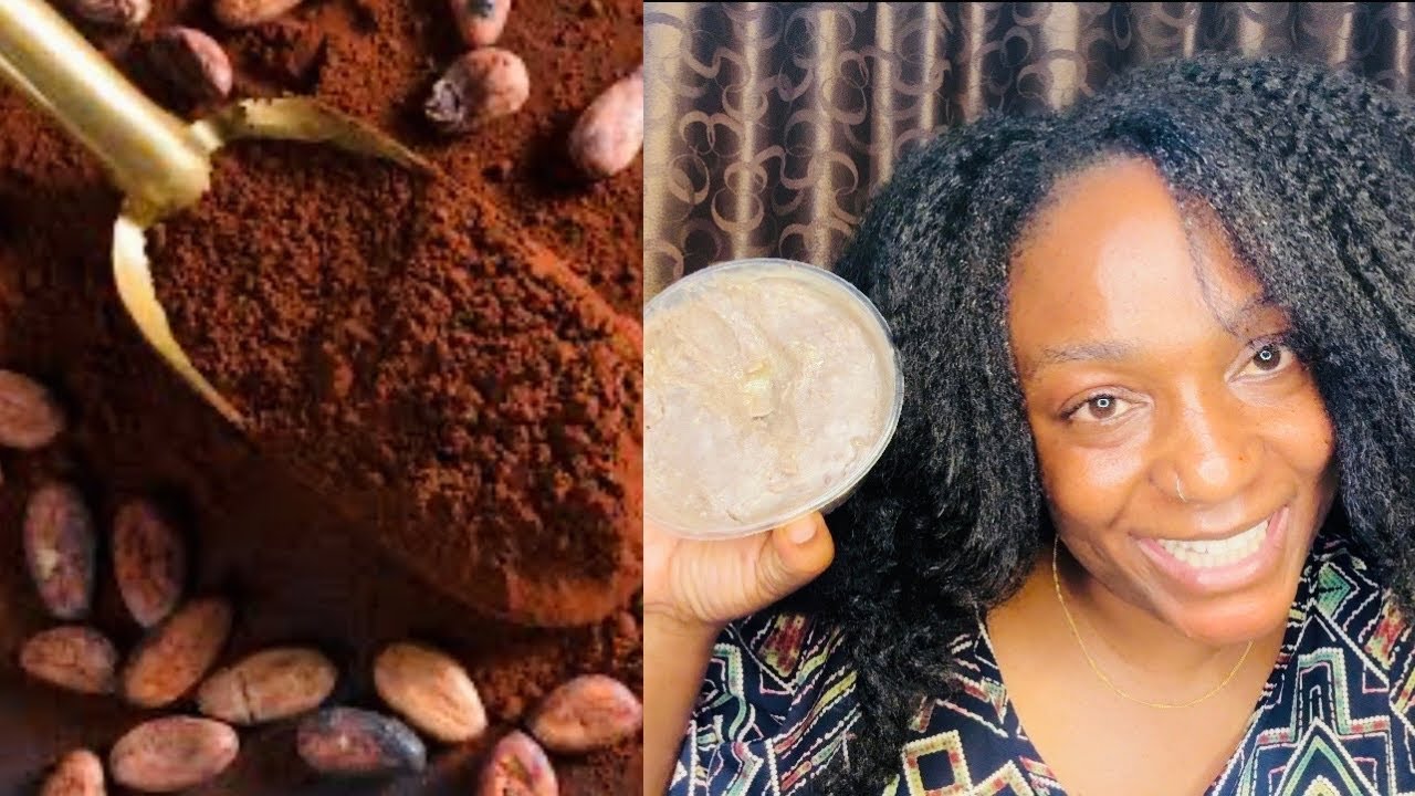 How to Make Cocoa Butter & Oil for Hair Growth, Healthy Scalp & Length Retention