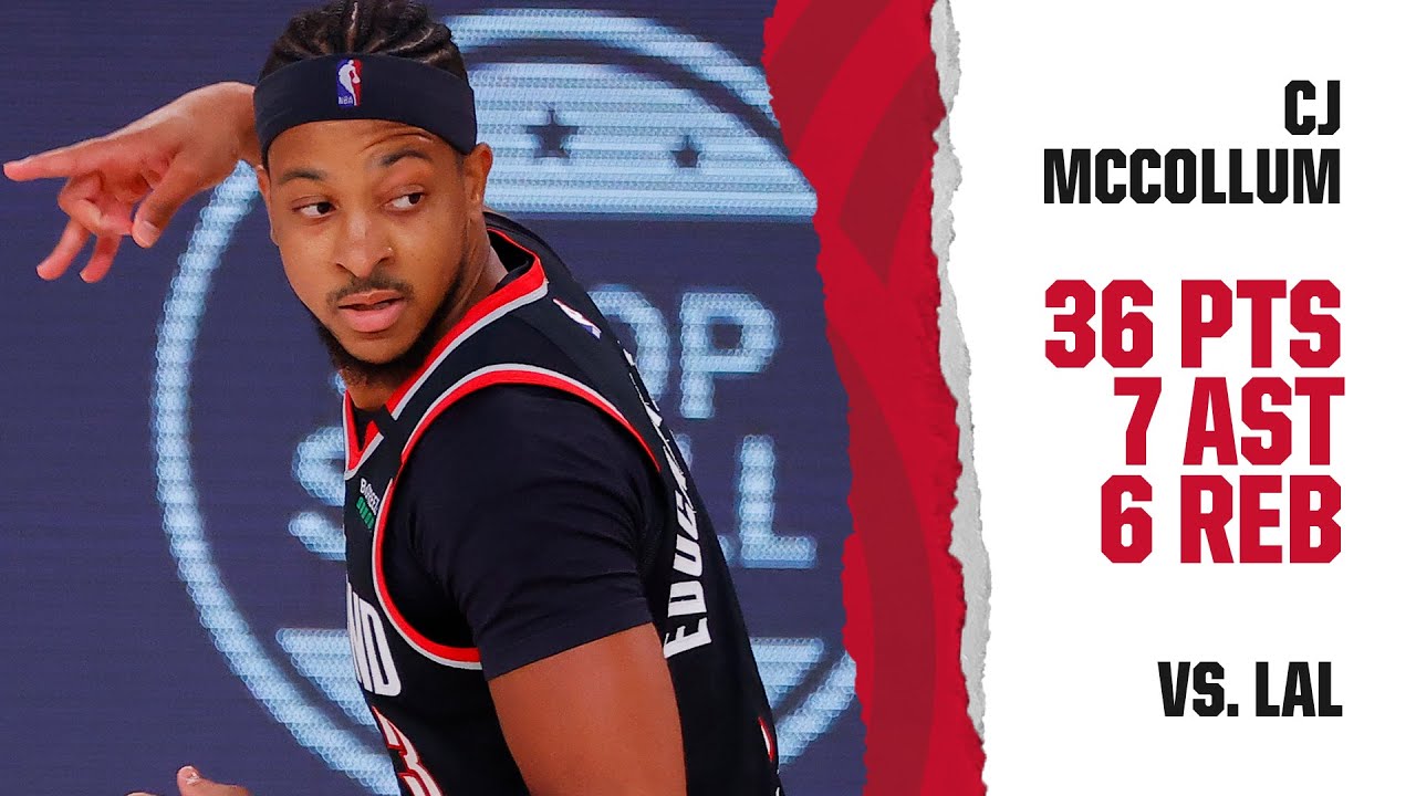 CJ McCollum (36 PTS, 7 AST, 6 REB) Game 5 Highlights | Trail Blazers vs. Lakers