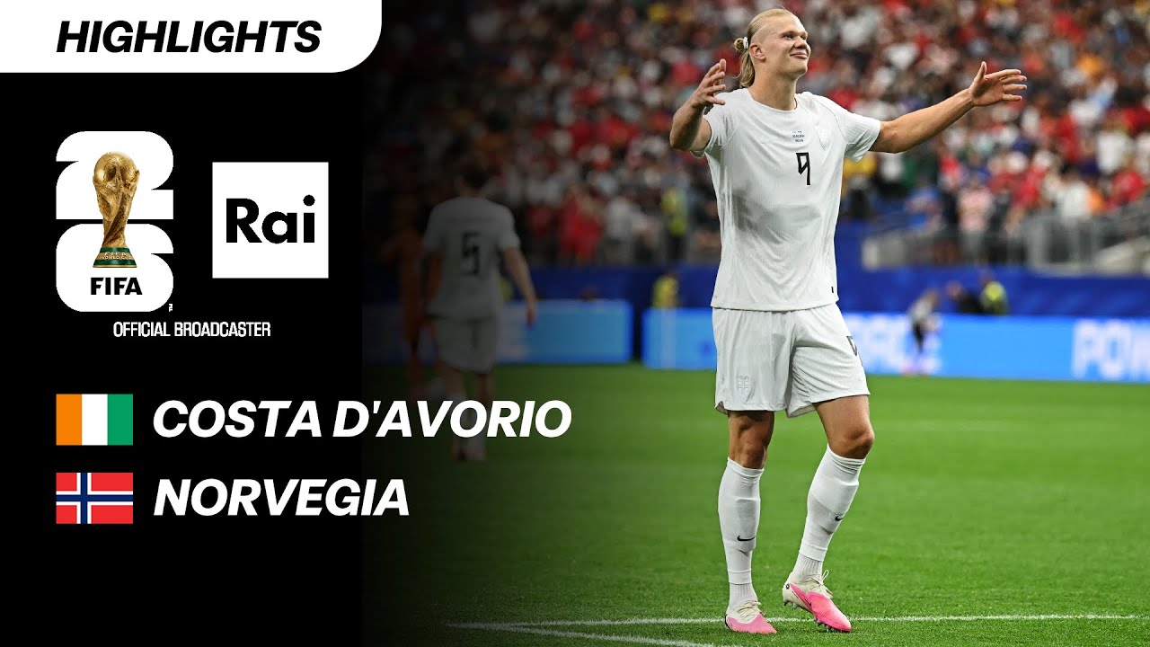 Costa d'Avorio - Norvegia 1-2: Highlights | Mondiali di Calcio FIFA 2026