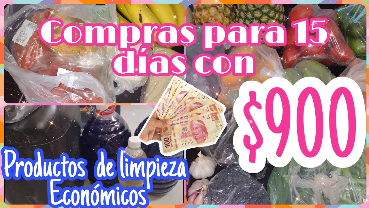 🍓$900 para 2 semanas?/👛Cómo administra su GASTO UNA AMA DE CASA PRIMERIZA😲/PRODUCTOS DE LIMPIEZA BBB