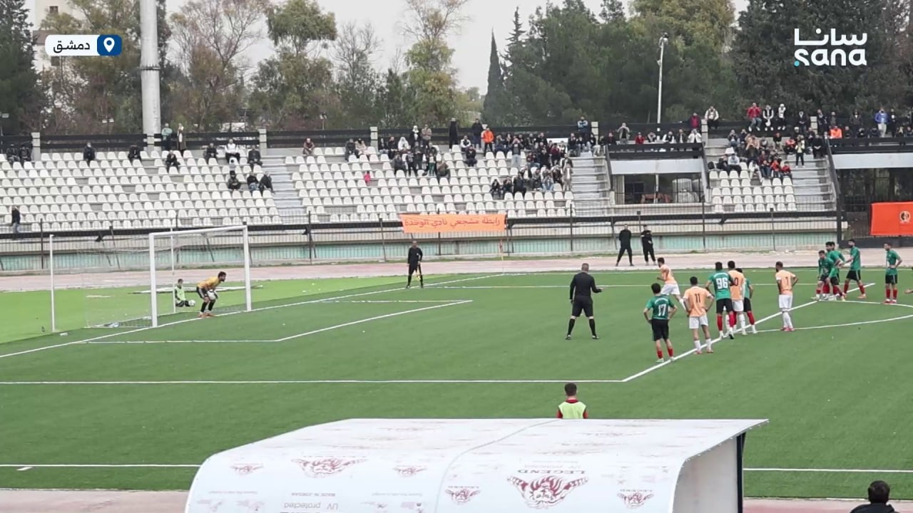 الوحدة يعزز صدارته للدوري السوري الممتاز بفوز كبير على نادي خان شيخون