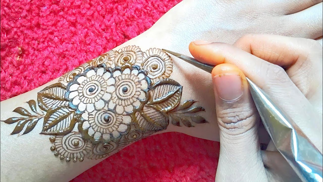 Very Beautiful Back Hand Mehndi Design | Simple Mehndi Design | Stylish Back Hand Mehndi Design
