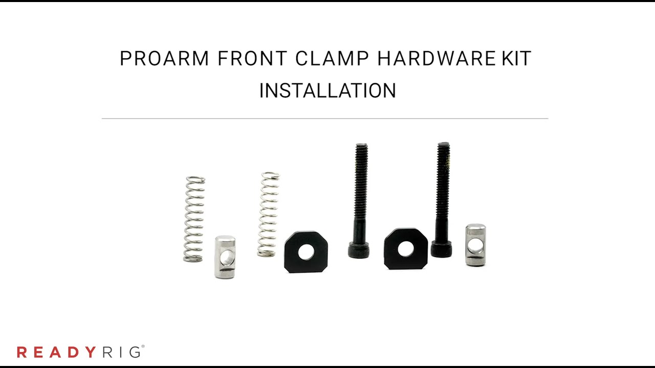 READY RIG | ProArm Front Clamp Hardware Kit Installation