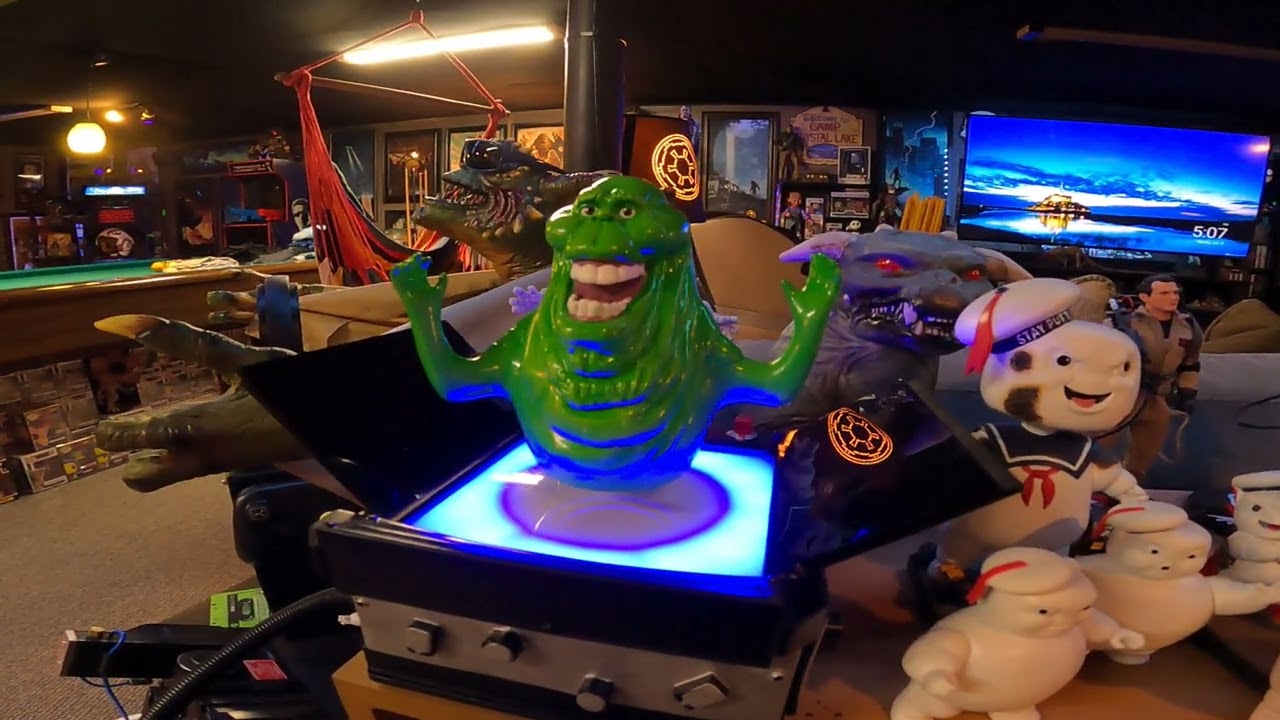 Bradford Exchange Ghostbusters Trap Levitating Slimer