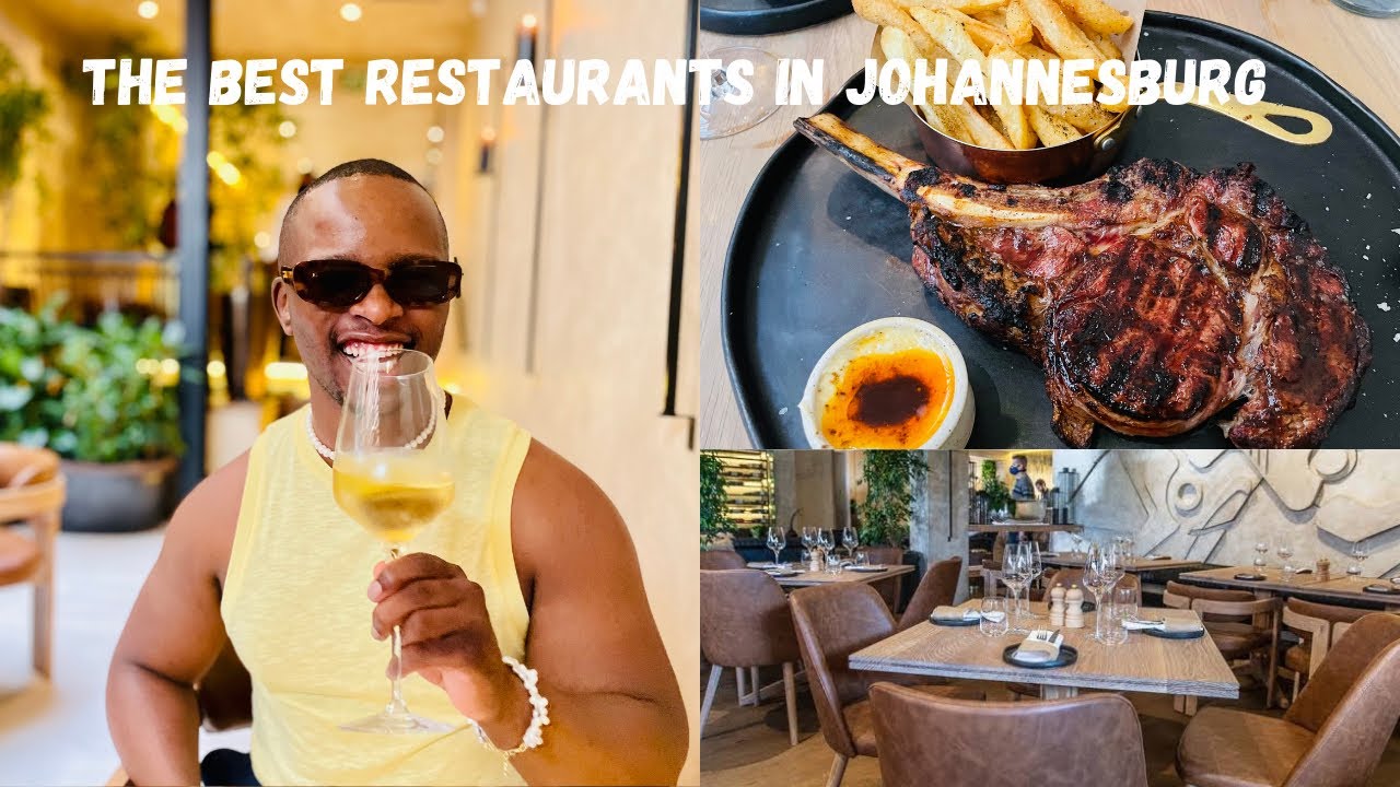 See the best restaurants Johannesburg has to offer| Travel Vlogger 🌎