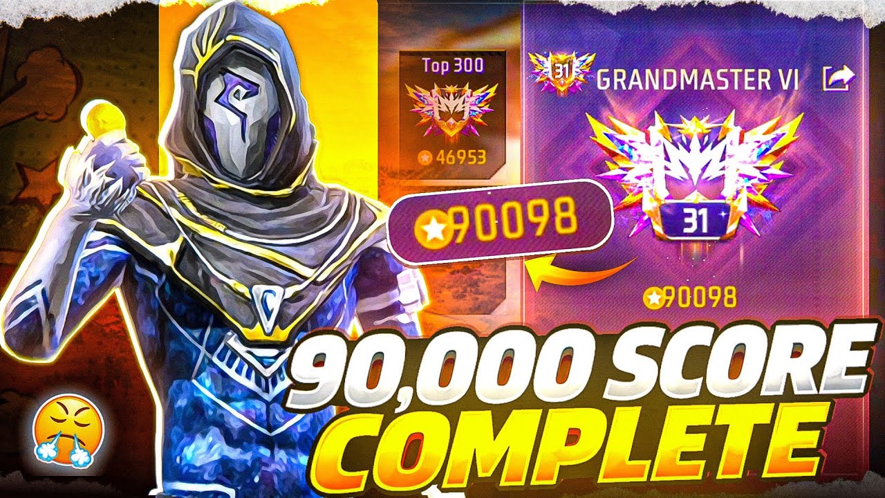 Finally 90,000 Score Complete ✅| Region Top 1 Pushing 