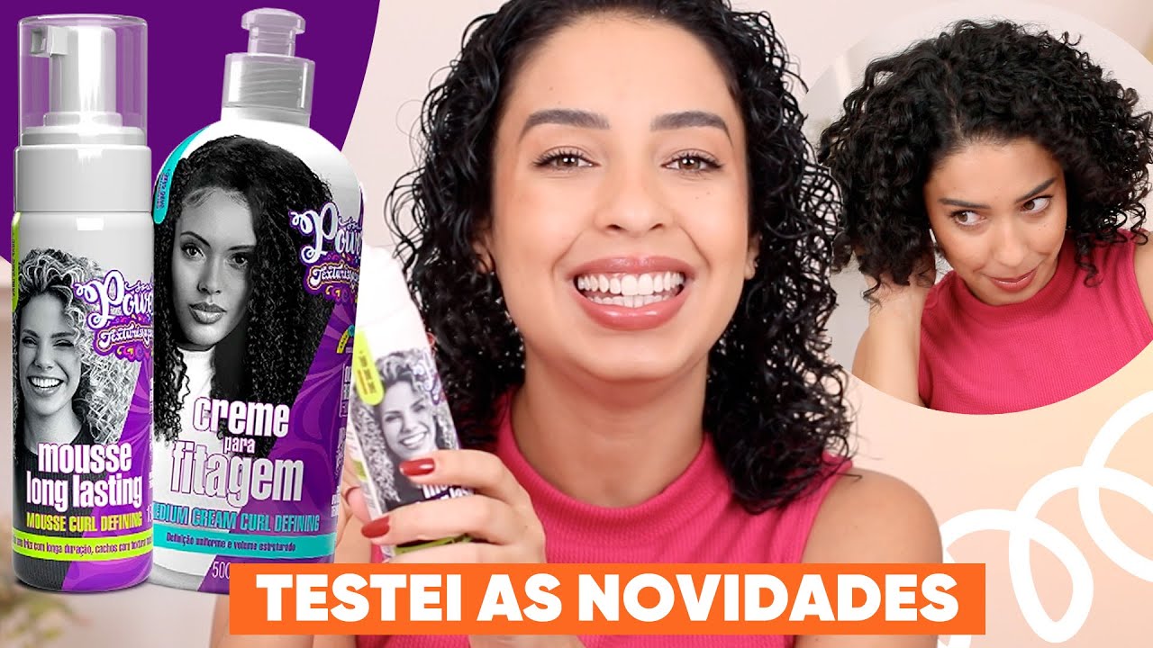 CACHOS PERFEITOS: TESTEI CREME PRA FITAGEM E MOUSSE DA LINHA SOUL POWER TEXTURIZAÇÕES | JU LOUISE