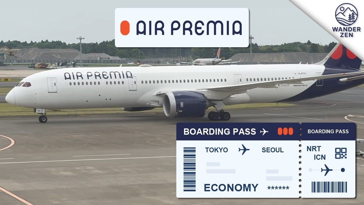 Tokyo &rarr; Seoul ✈️ Air Premia 787-9 Economy Flight Experience