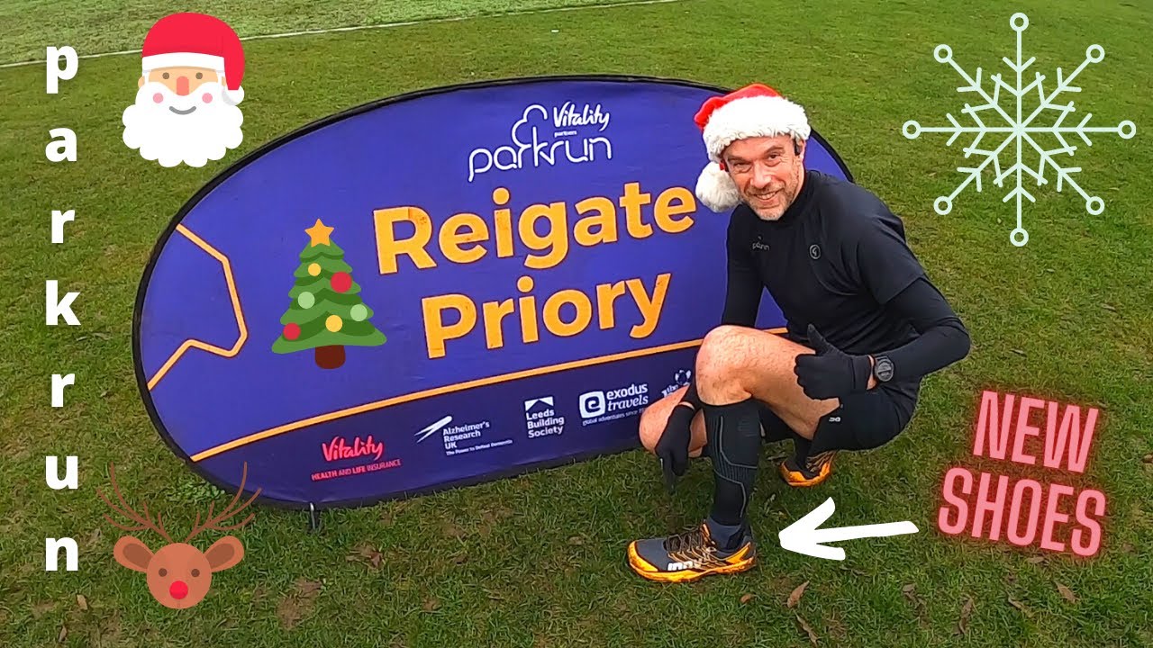 Christmas Day parkrun at Reigate Priory park in NEW SHOES | Inov-8 X Talon Ultra 260 V2 First Run