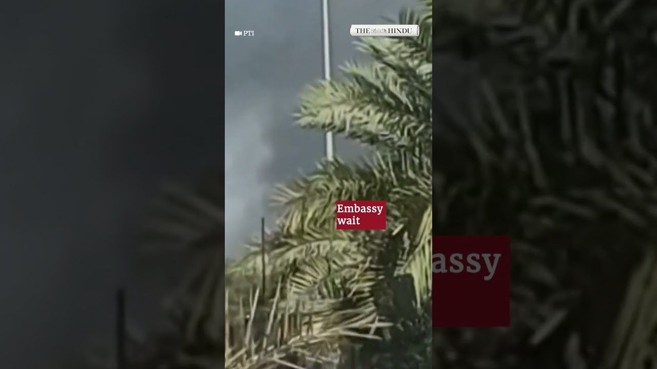 Smoke seen from U.S. Embassy in Kuwait after Iranian strikes