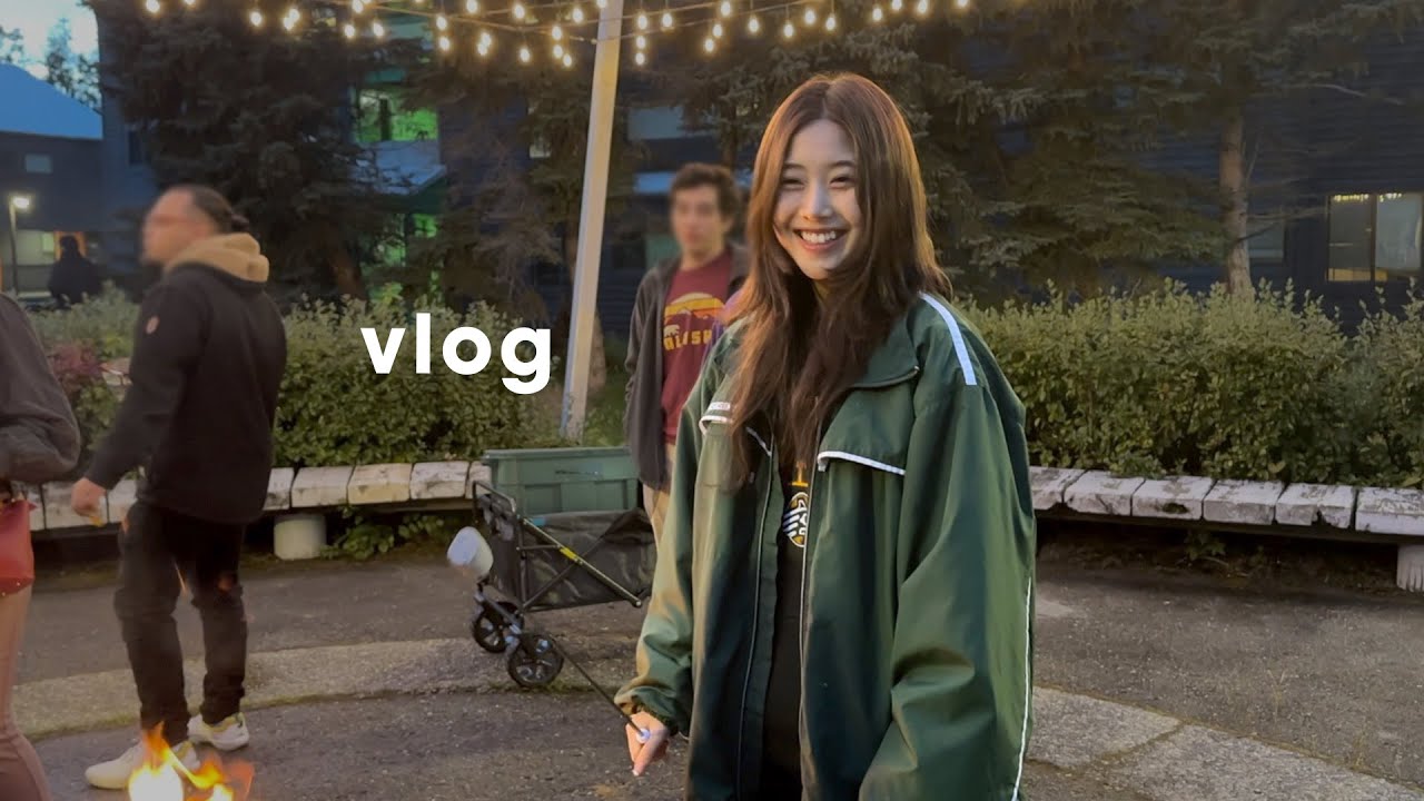 eng | 다친 새까지 구조하고.. 모닥불 피우고.. 다이나믹 알래스카 대학교 기숙사 브이로그