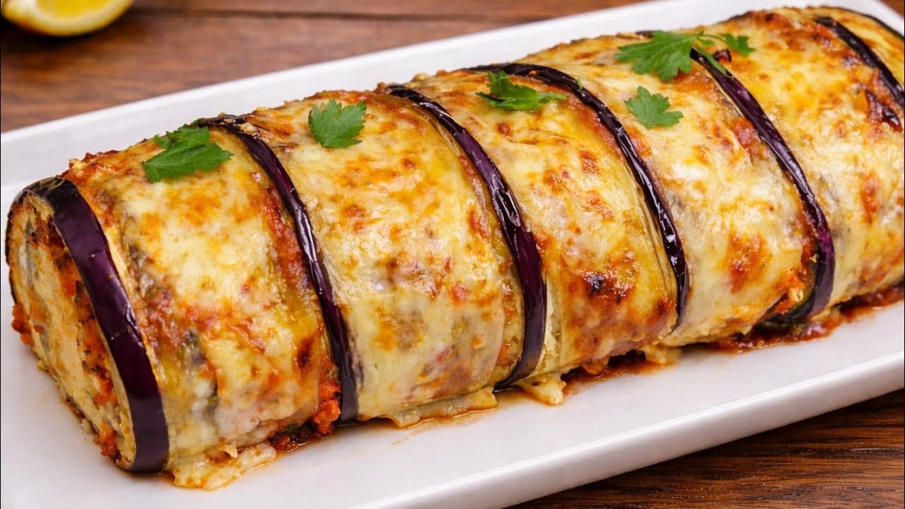 Eggplant that drives everyone crazy! The best eggplant recipe! Eggplant rolls for dinner.