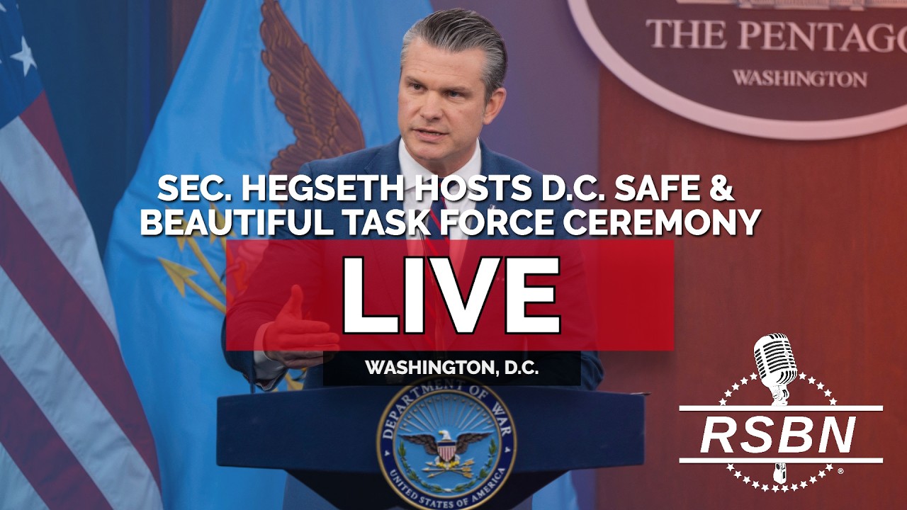 REPLAY: Sec. Hegseth Hosts A D.C. Safe & Beautiful Task Force Ceremony with National Guard - 7/2/26
