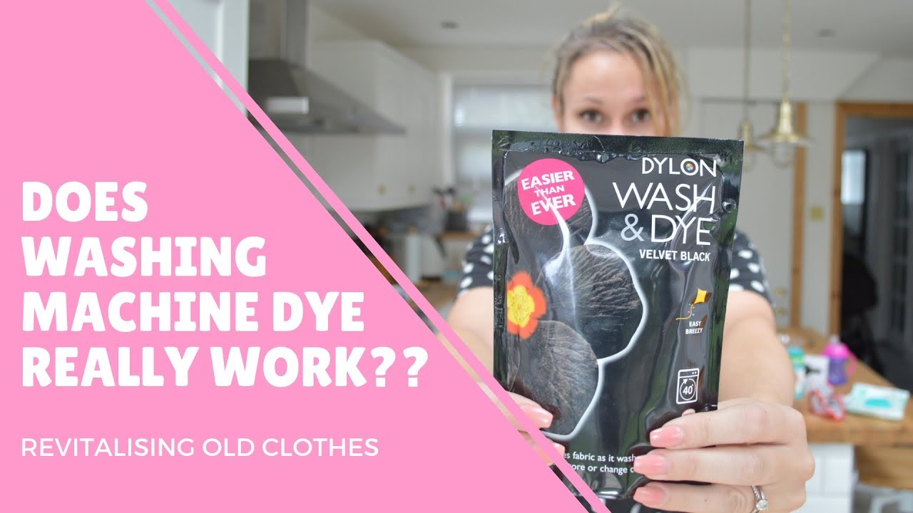 Does Washing Machine Dye Really Work?? | How to Recycle/Upcycle Old Clothes | Oh Hi DIY!