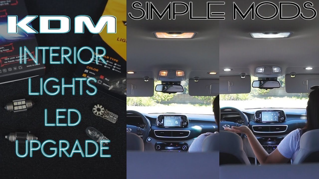 Simple Mods - Interior Lights LED Upgrade for KDM Vehicles - Veloster, Elantra, Tucson, and More!