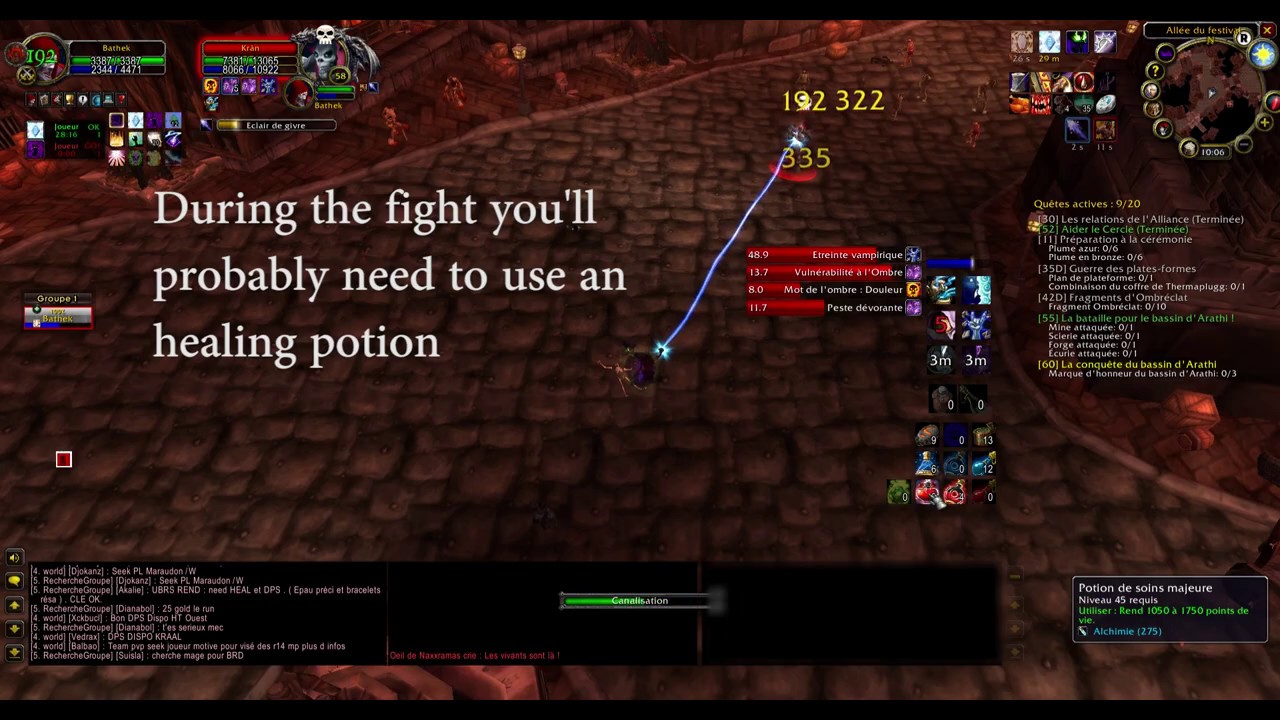 Shadow Priest solo Skul (Krân) Stratholme WoW Classic