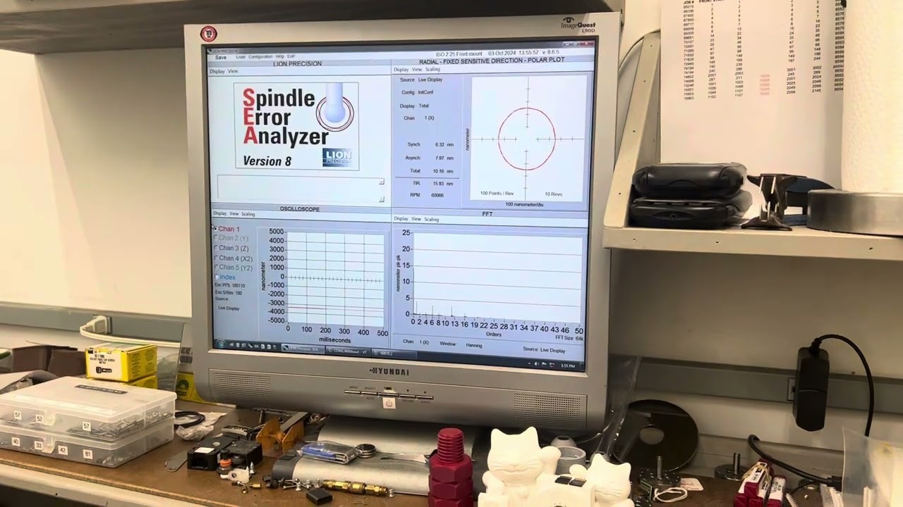 Shaft shrinkage from centrifugal force