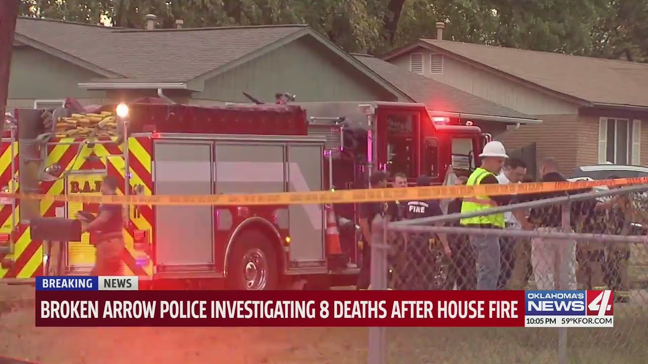 Broken Arrow police investigating 8 deaths after house fire