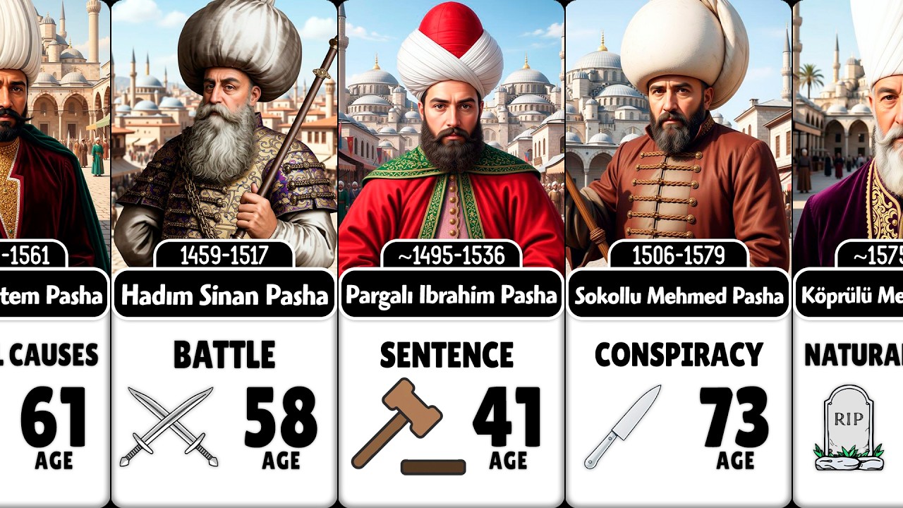 Death Reasons of Grand Viziers of Ottoman Empire! Shocking Ways Grand Viziers Met Their End