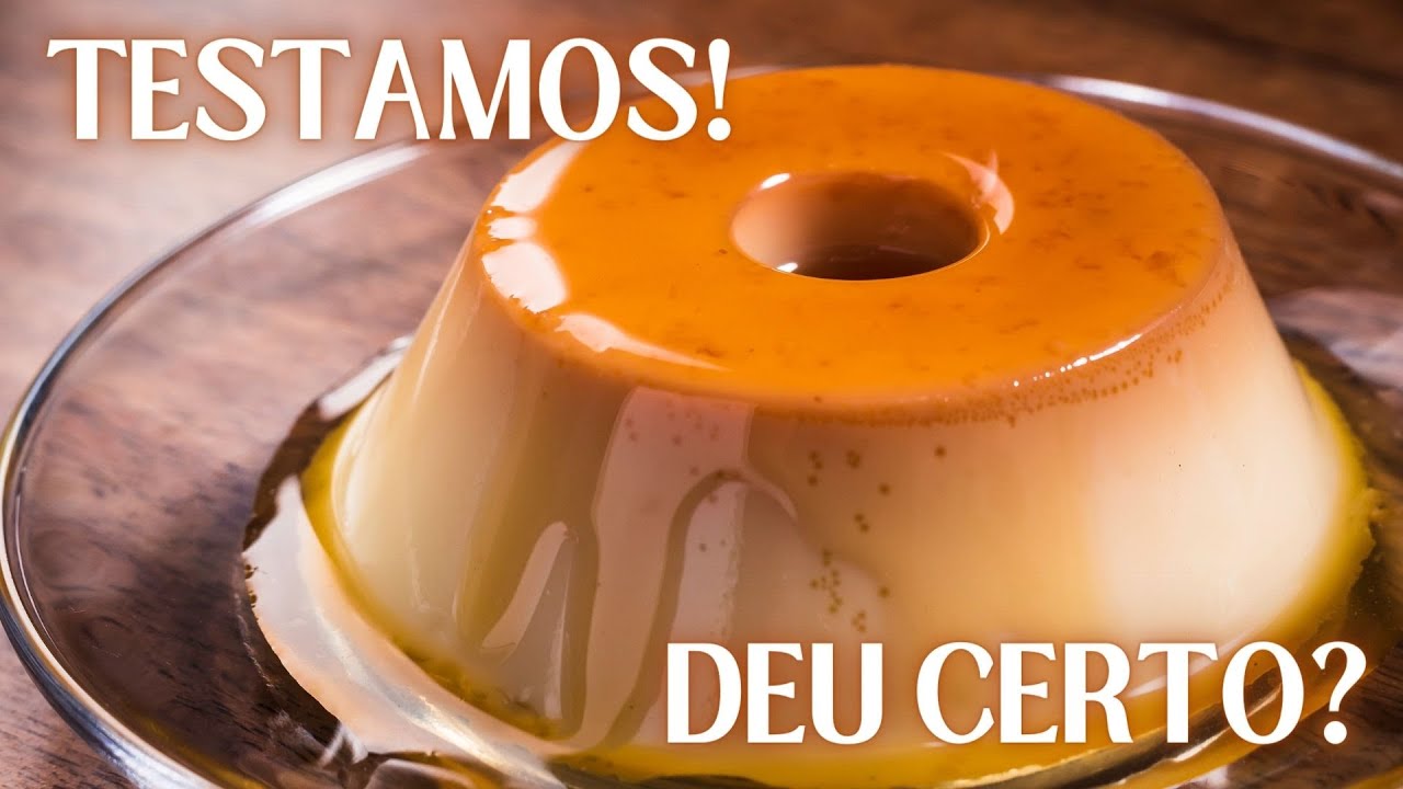 🍮😂[TESTAMOS] Pudim de Air Fryer com APENAS 2 Ingredientes.
